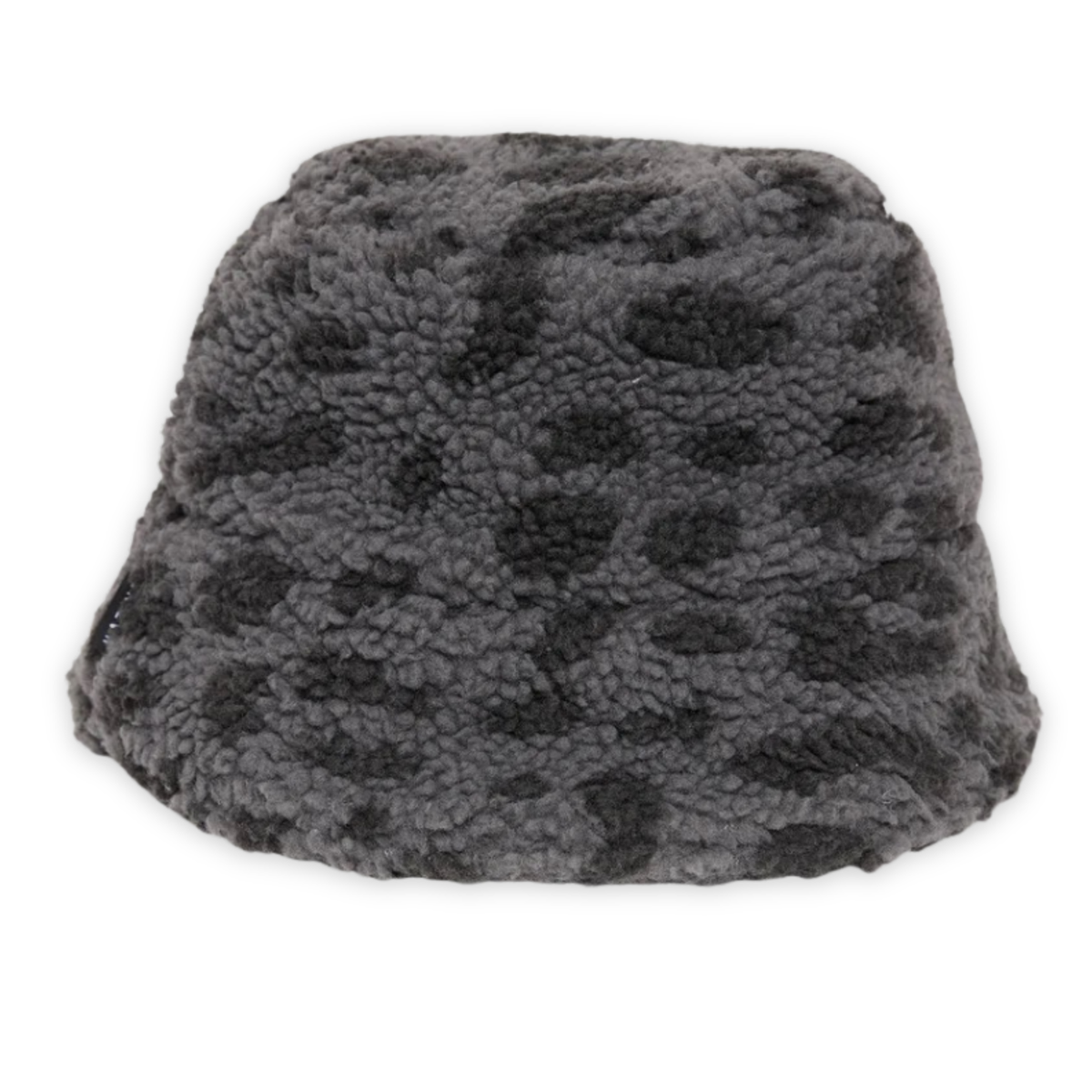 MAZINE || TEDDY FLEECE BUCKET HAT GREY/PRINTED