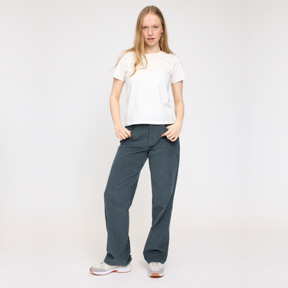 MAZINE || WIDE LEG CORDUROY PANT BOTTLE