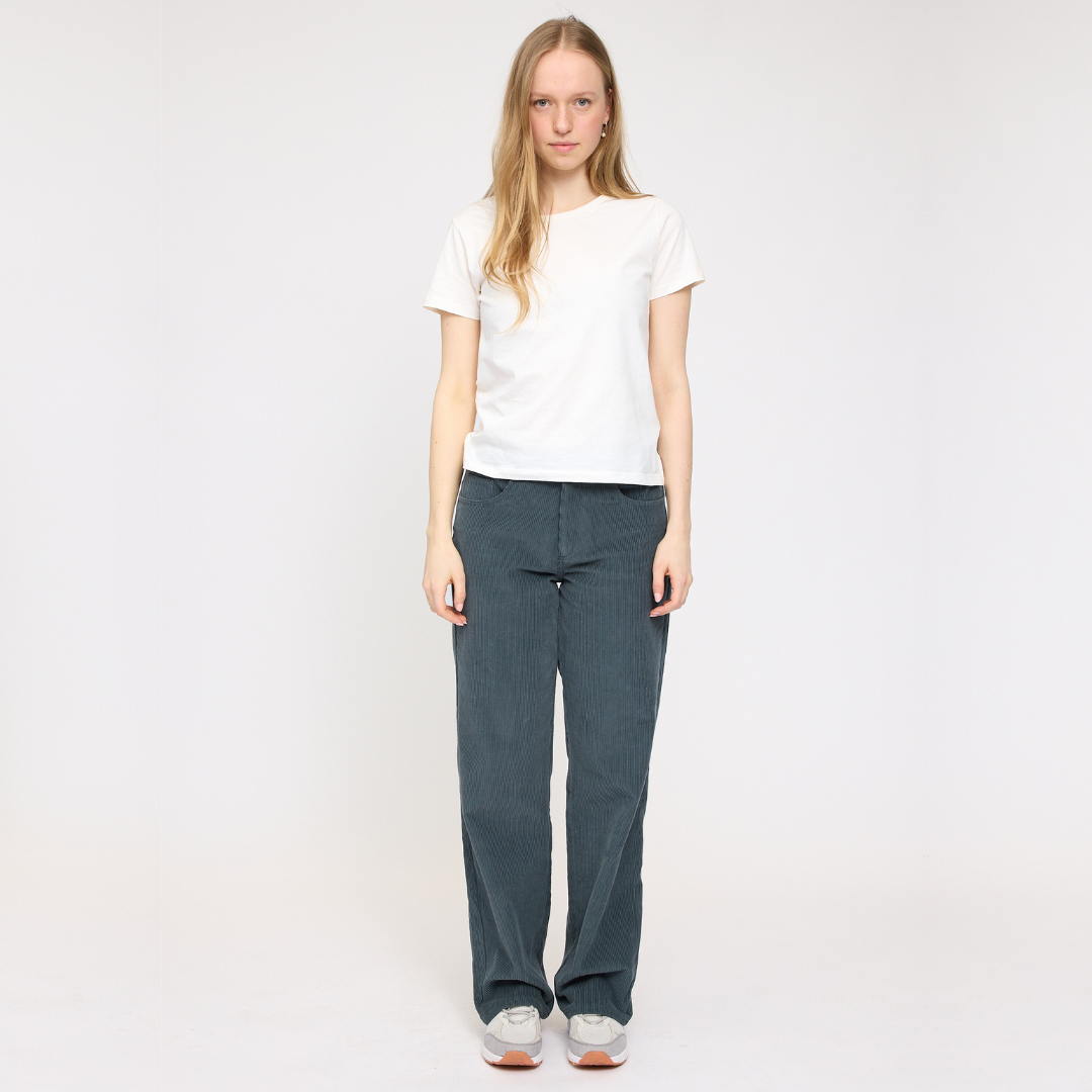 MAZINE || WIDE LEG CORDUROY PANT BOTTLE