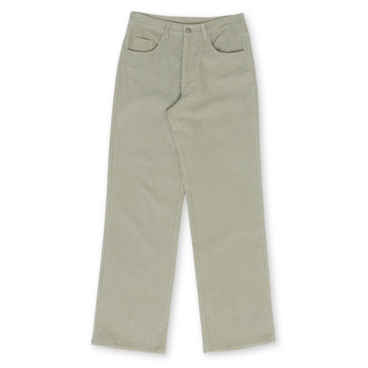 MAZINE || WIDE LEG CORDUROY PANTS light khaki