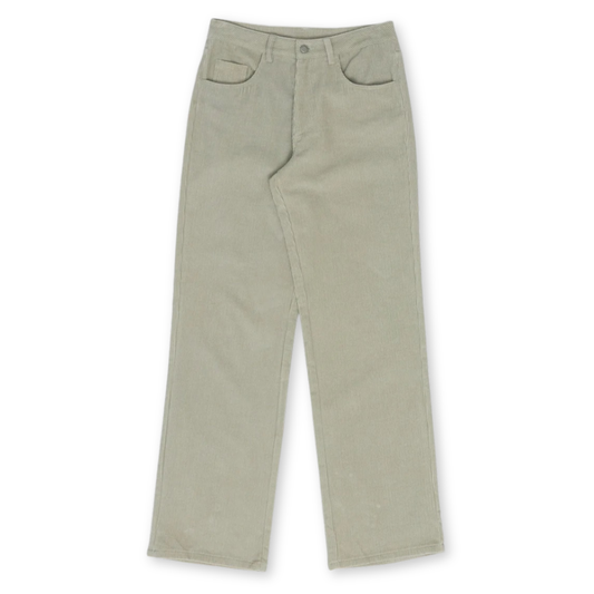 MAZINE || WIDE LEG CORDUROY PANTS light khaki