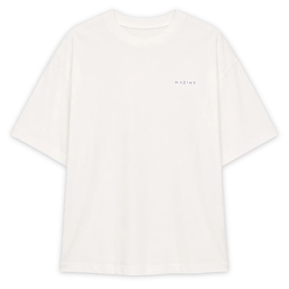 MAZINE || WOMEN BACK PRINT THEME T-SHIRT OFFWHITE/DONUT