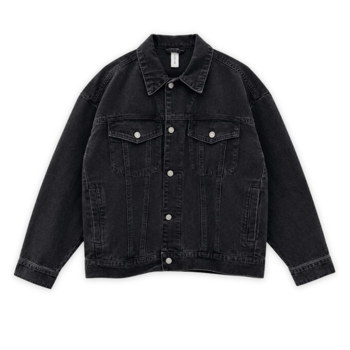 MAZINE || WOMEN DENIM JACKET DARK GREY