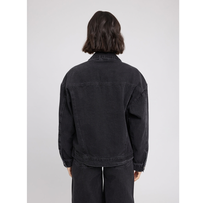 MAZINE || WOMEN DENIM JACKET DARK GREY