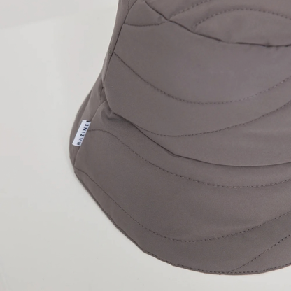 MAZINE || WOMEN WAVES QUILT PADDED BUCKET HAT WARM MUD