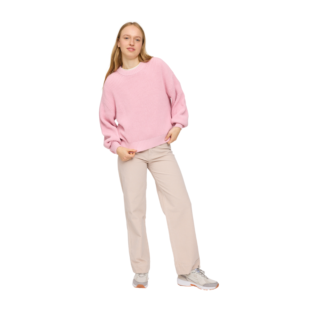 MAZINE || CHUNKY KNIT JUMPER - soft pink