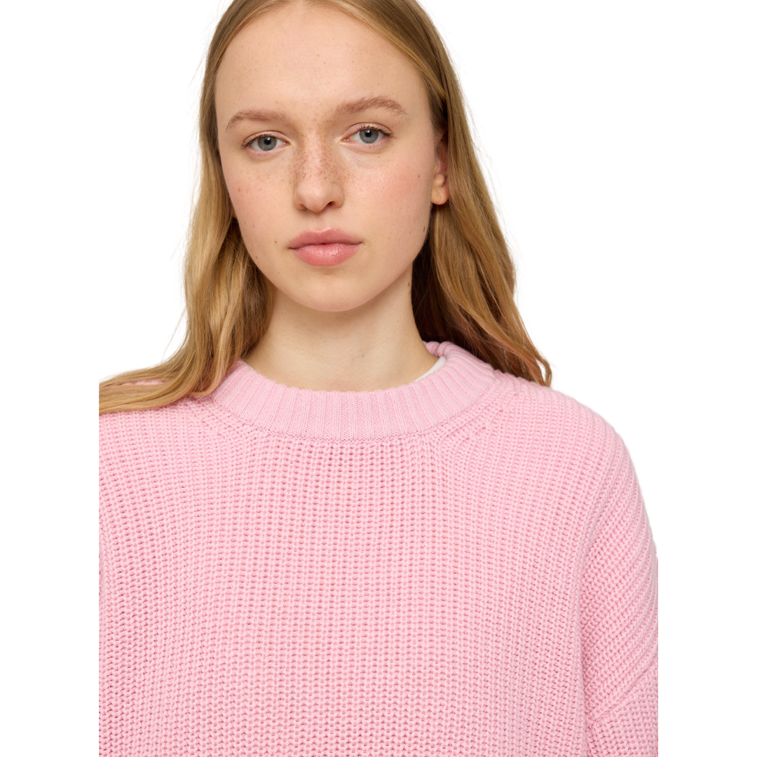MAZINE || CHUNKY KNIT JUMPER - soft pink