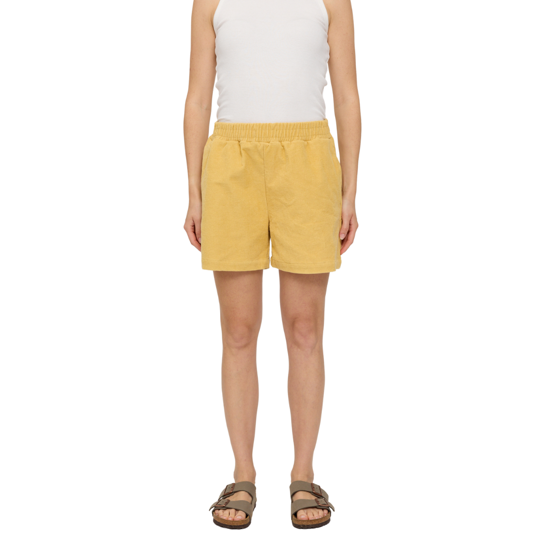 MAZINE || CORDUROY SHORTS - Banana