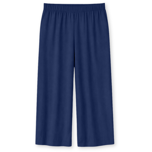 MAZINE || WIDE LEG VISCOSE PANT INDIGO