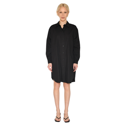 MINIMUM II HANNAH SHIRT-DRESS BLACK
