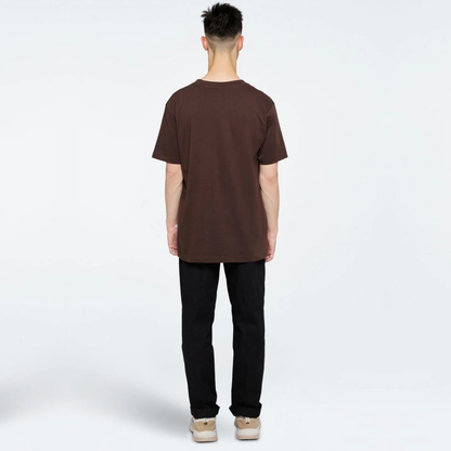 MINIMUM || AARHUS T-SHIRT GOTS SEAL BROWN