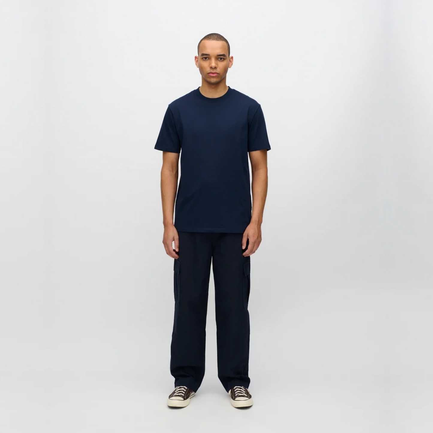 MINIMUM || AARHUS TEE GOTS NAVY BLAZER