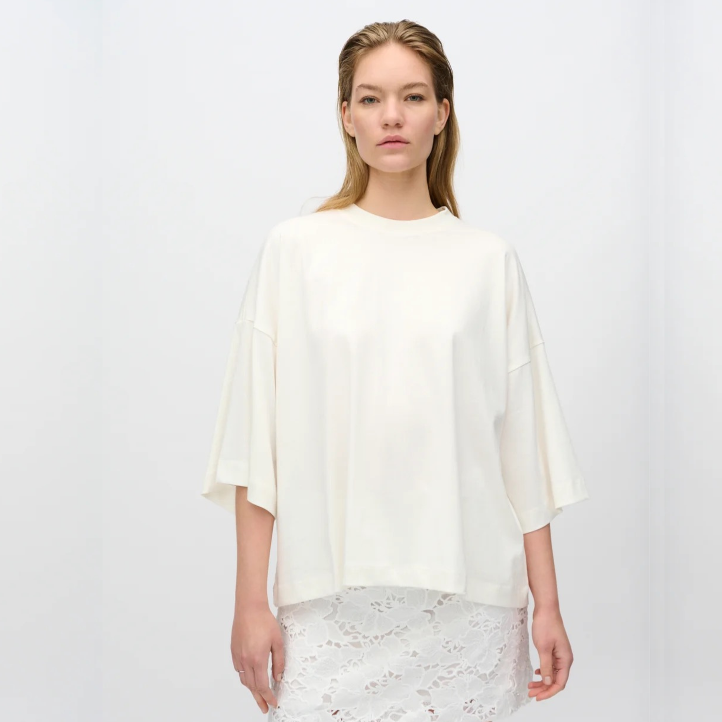 MINIMUM || MIRA T-SHIRT COCO MILK WOMAN