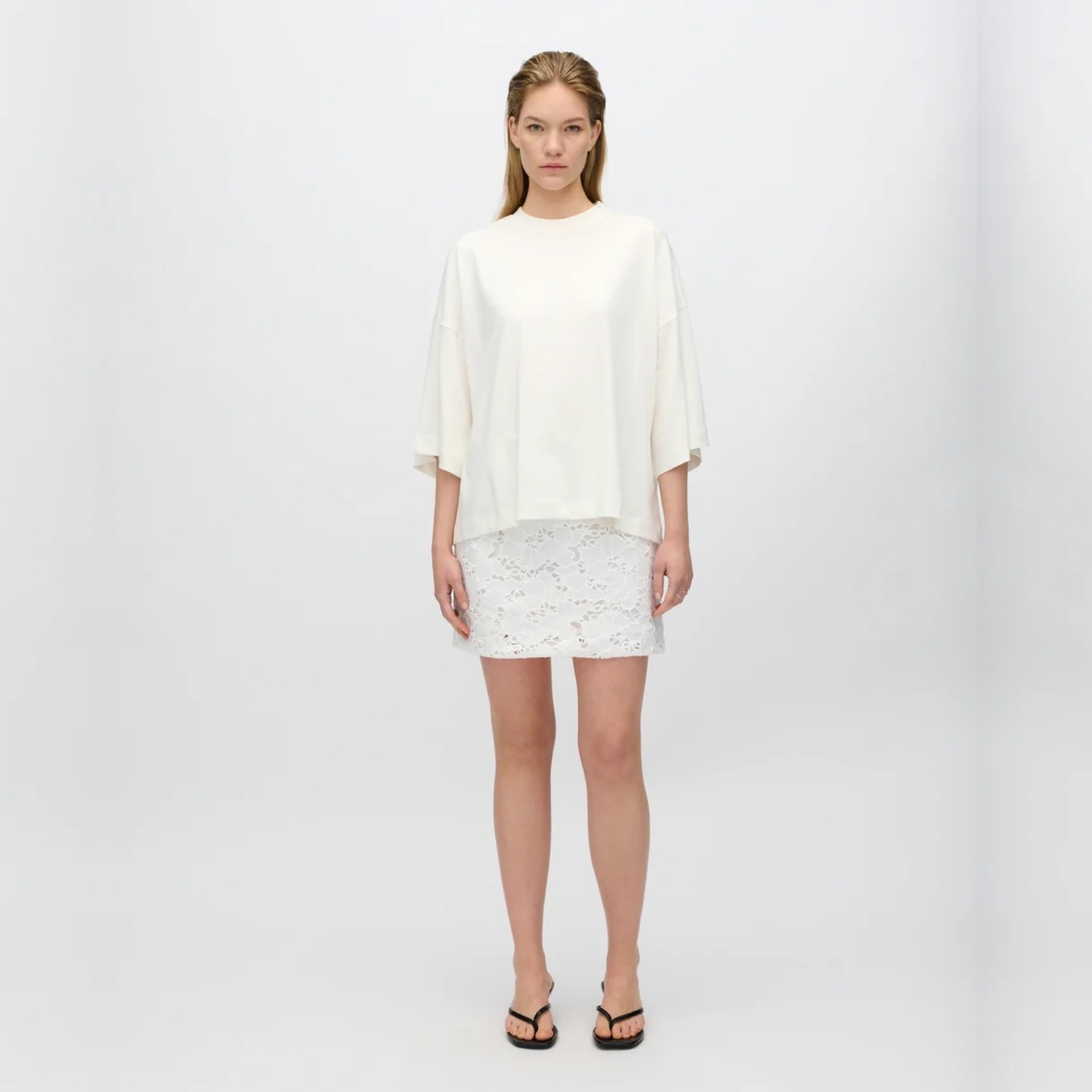 MINIMUM || MIRA T-SHIRT COCO MILK WOMAN