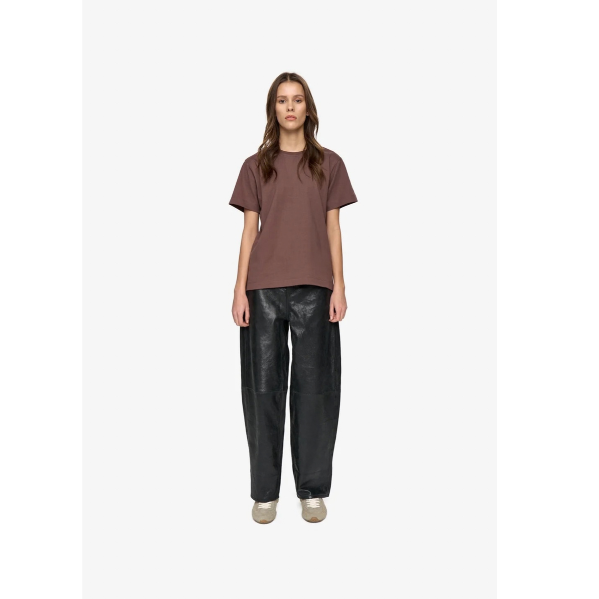 MINIMUM || LILOU T-SHIRT PEPPERCORN WOMAN