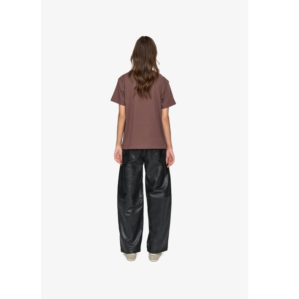 MINIMUM || LILOU T-SHIRT PEPPERCORN WOMAN
