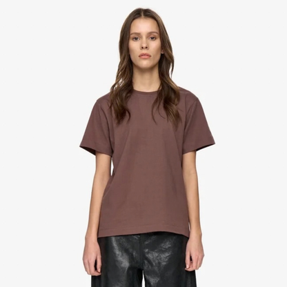 MINIMUM || LILOU T-SHIRT PEPPERCORN WOMAN