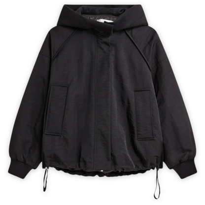 MINIMUM || PLUM BOMBER JACKET BLACK WOMAN