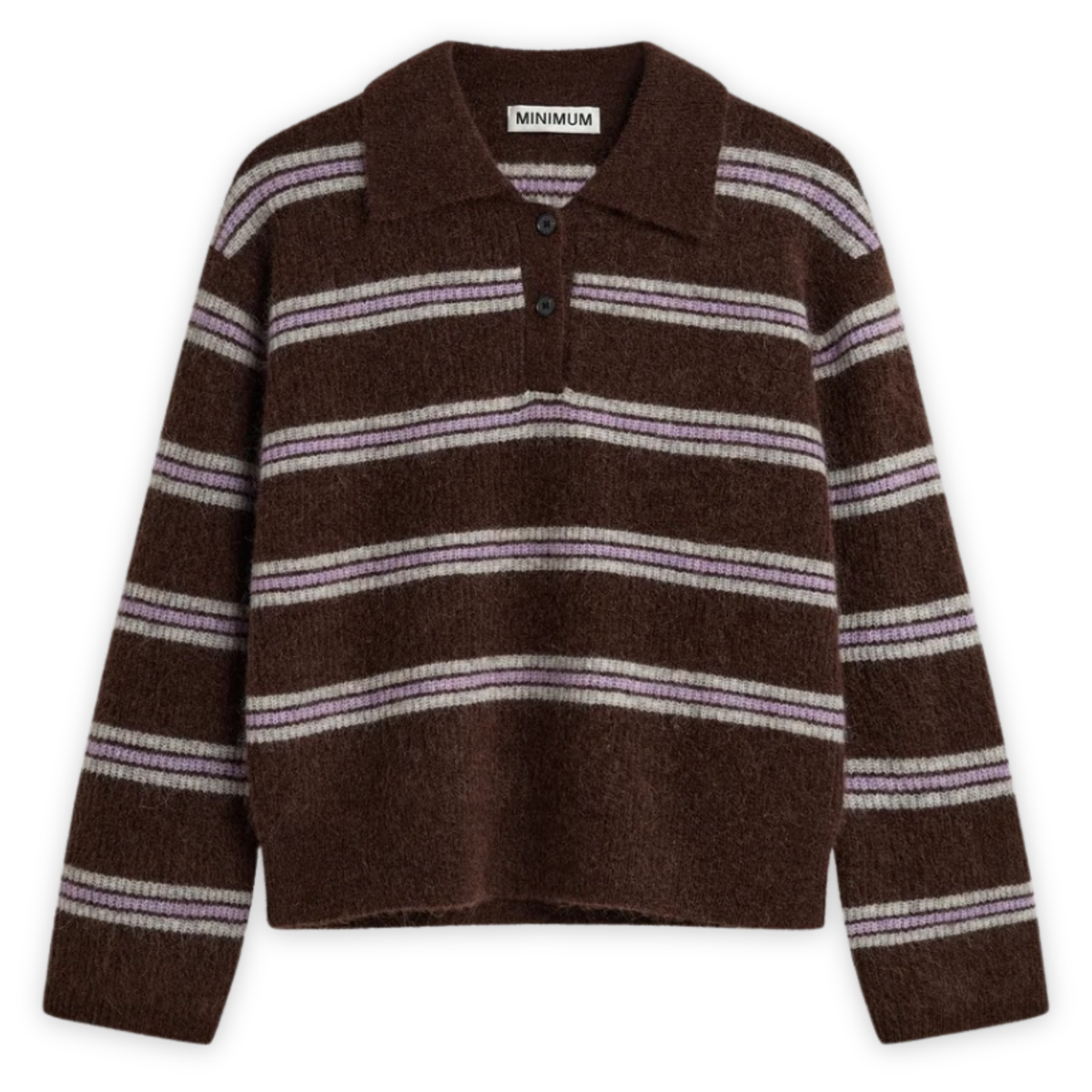 MINIMUM || RANNI POLO SHAVED CHOCOLATE WOMEN