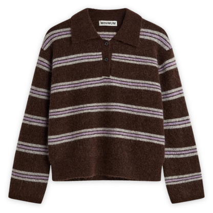 MINIMUM || RANNI POLO SHAVED CHOCOLATE WOMEN