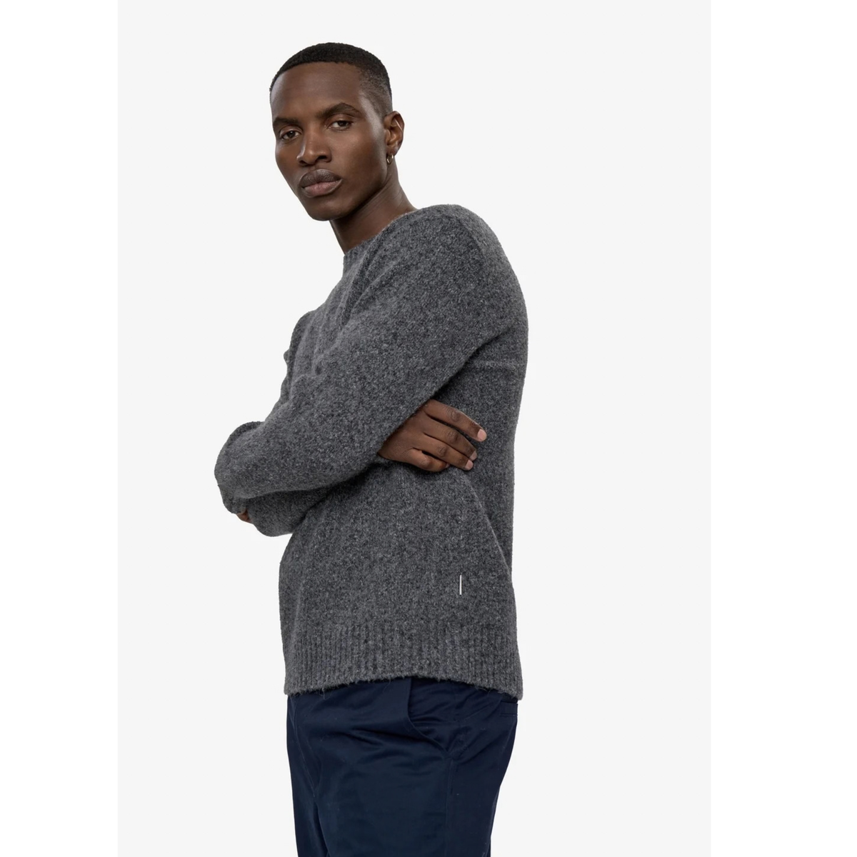 MINIMUM || ROLAND KNIT SILVER MINK MEN