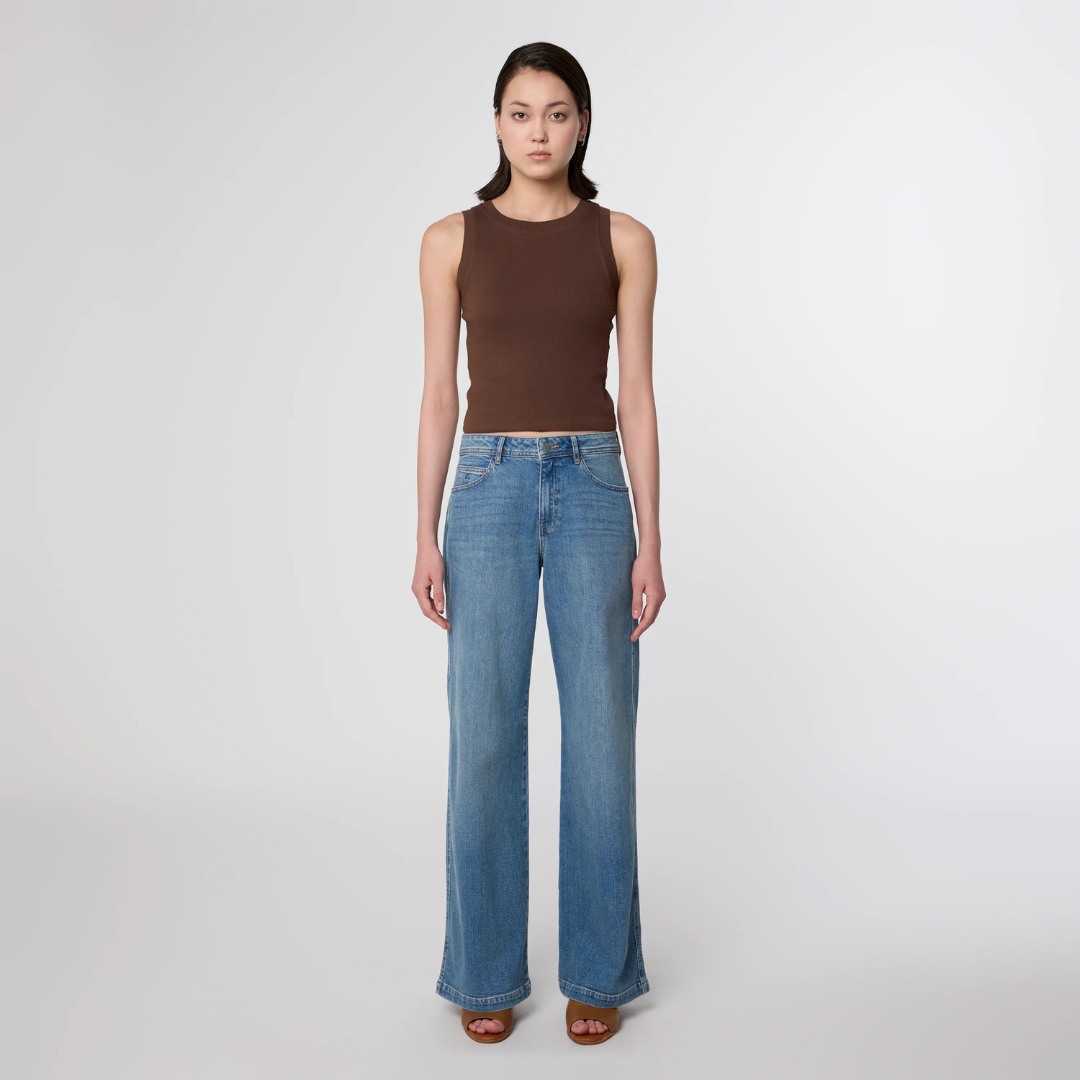 DAWN || MORNING STRAIGHT JEANS BRIGHT BLUE