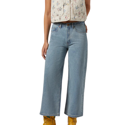 BRIXTON || MARGO CROPPED 5 POCKET PANT LT DENIM