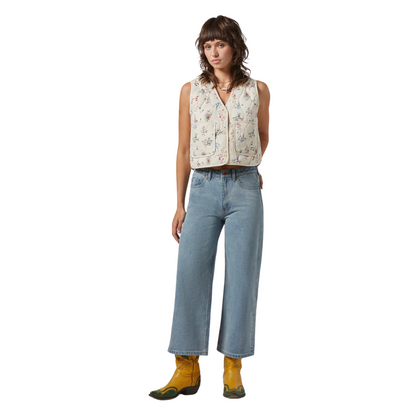 BRIXTON || MARGO CROPPED 5 POCKET PANT LT DENIM