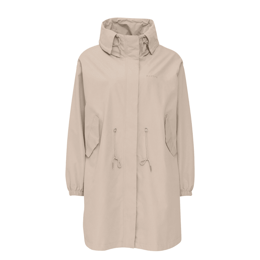 MAZINE || ELLA LIGHT PARKA LIGHT TAUPE