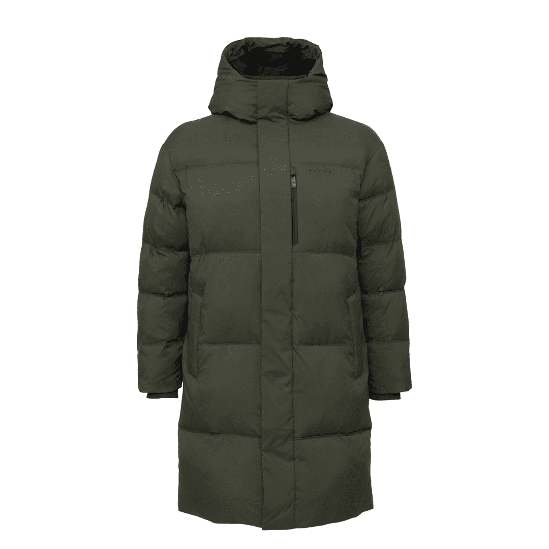 MAZINE || MOOSE PUFFER COAT FIR GREEN