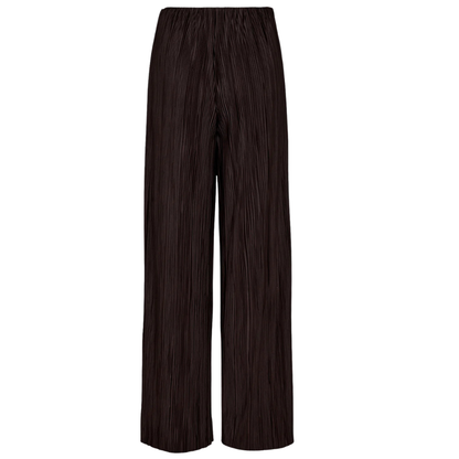 NÜMPH || NUCASSY PLISSE PANT BLACK COFFEE