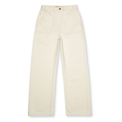 NUDIE JEANS || ASTA WORKWEAR PANTS IVORY WOMAN
