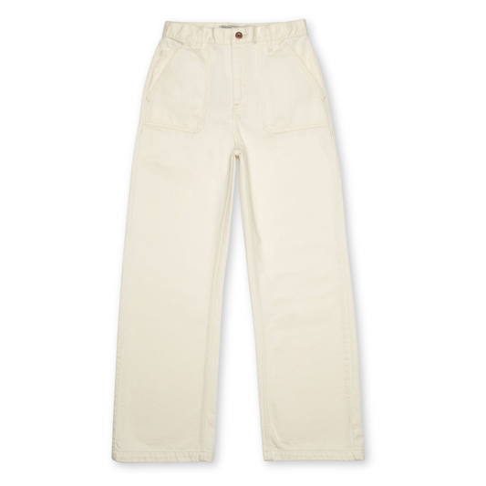 NUDIE JEANS || ASTA WORKWEAR PANTS IVORY WOMAN