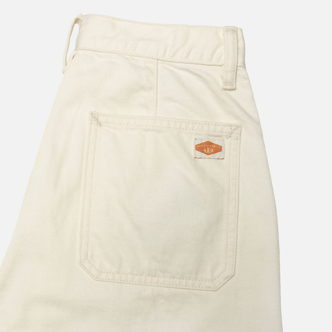 NUDIE JEANS || ASTA WORKWEAR PANTS IVORY WOMAN