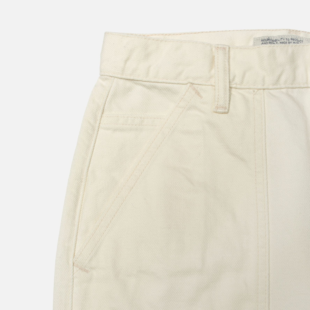 NUDIE JEANS || ASTA WORKWEAR PANTS IVORY WOMAN