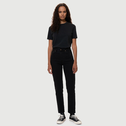 NUDIE JEANS || BREEZY BRITT AGED BLACK