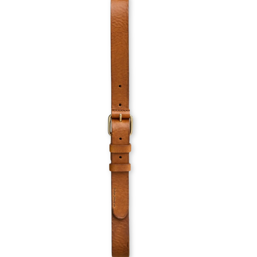 NUDIE JEANS || DWAYNE LEATHER BELT TOFFEE BROWN
