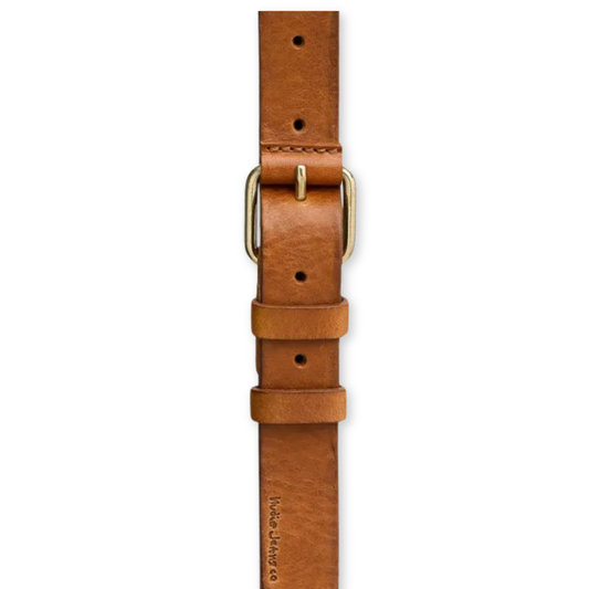 NUDIE JEANS || DWAYNE LEATHER BELT TOFFEE BROWN