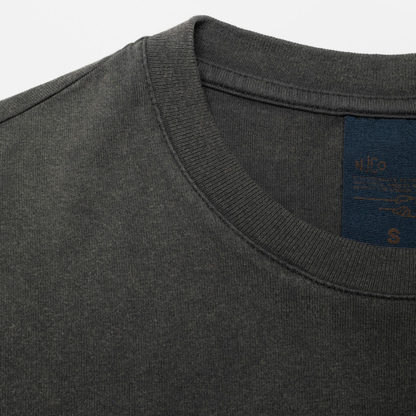 NUDIE JEANS || JONI T-SHIRT MAKE SENSE ANTRACITE WOMAN