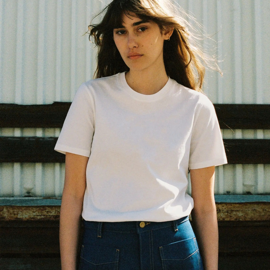 NUDIE JEANS || JONI T-SHIRT OFFWHITE