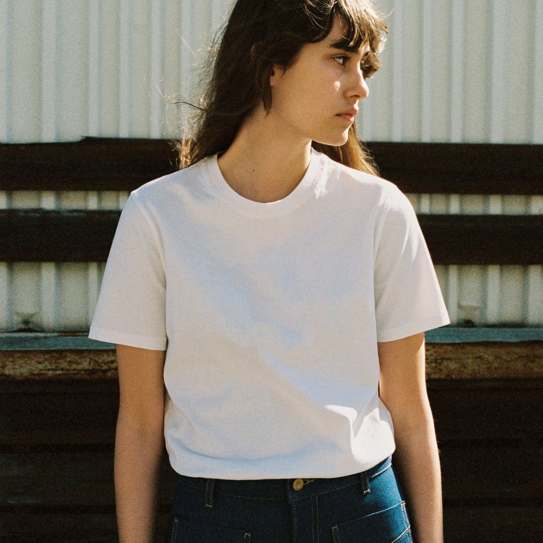 NUDIE JEANS || JONI T-SHIRT OFFWHITE