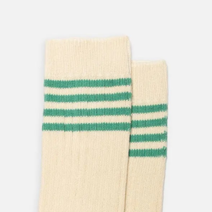 NUDIE JEANS || MEN TENNIS SOCKS OFFWH/TURQ