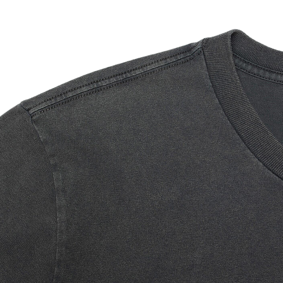 NUDIE JEANS || ROY SALTY TRACKS T-SHIRT ANTRACITE