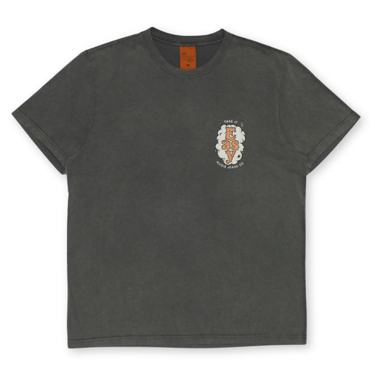 NUDIE JEANS || ROY T-SHIRT EASY CLOUD ANTRACITE MEN
