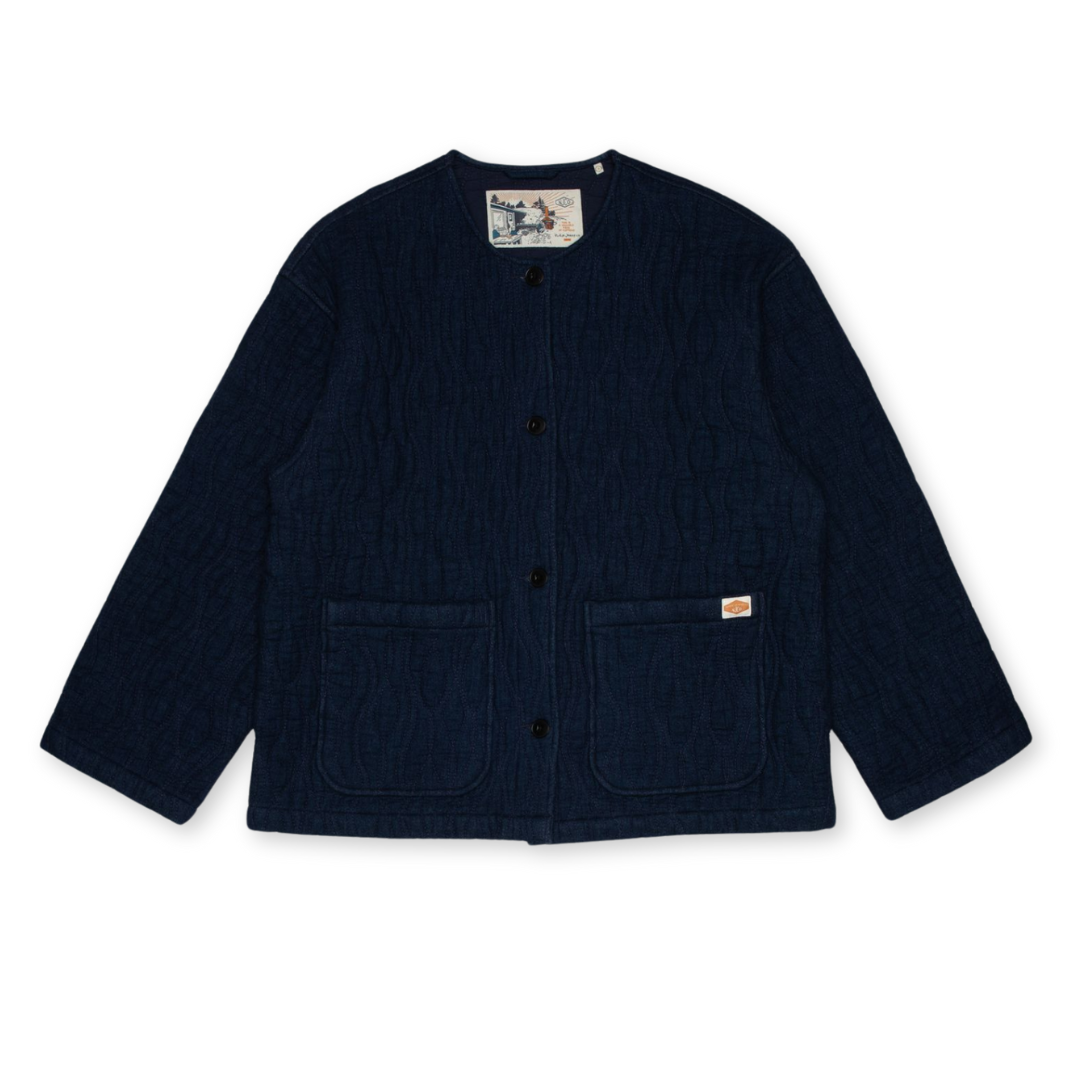 NUDIE JEANS || SANDRA JACKET INDIGO QUILT BLUE