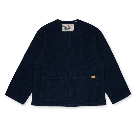 NUDIE JEANS || SANDRA JACKET INDIGO QUILT BLUE