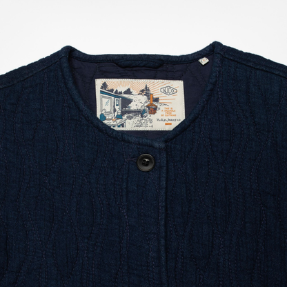 NUDIE JEANS || SANDRA JACKET INDIGO QUILT BLUE