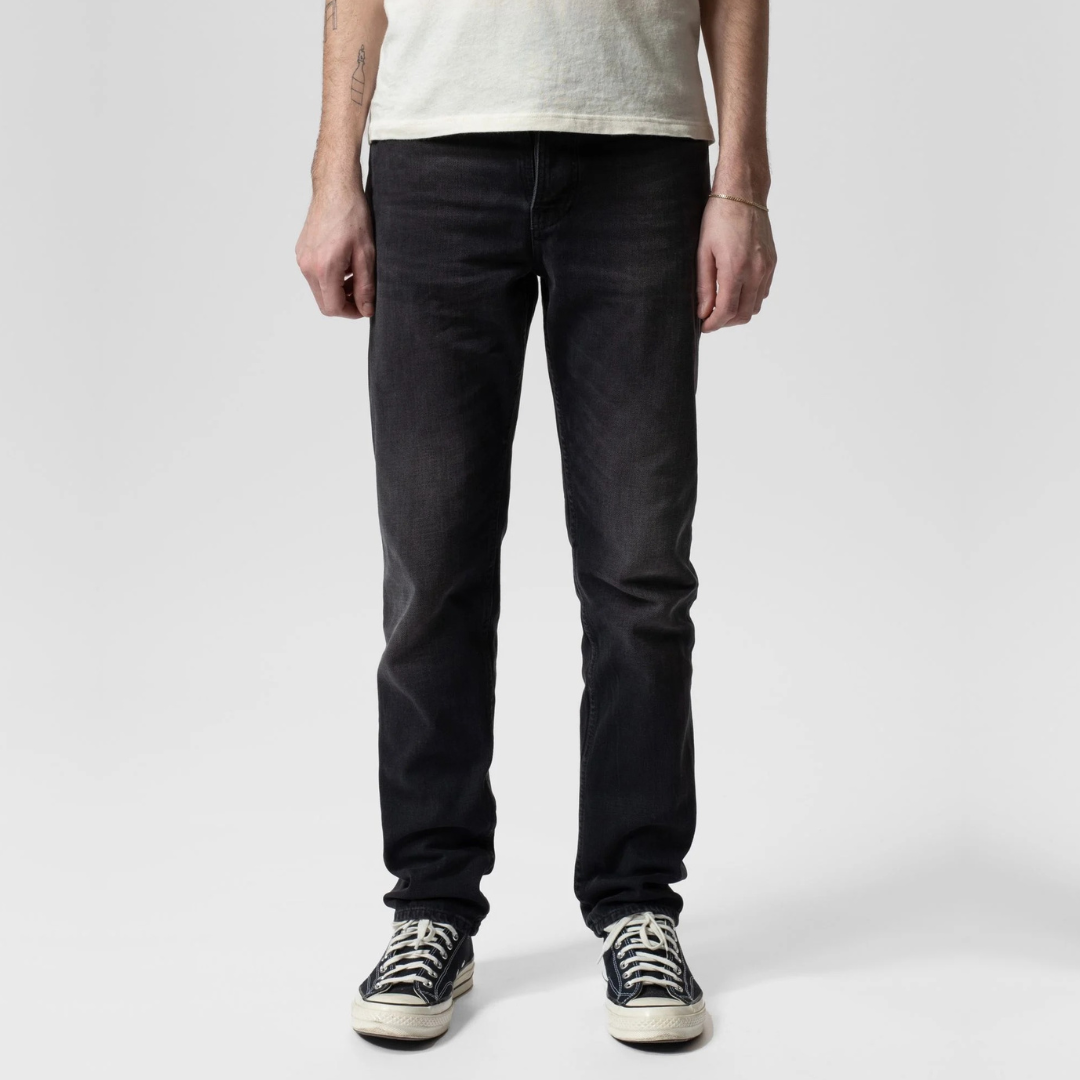 NUDIE JEANS || STEADY EDDIE II BLACK CHANGE JEANS