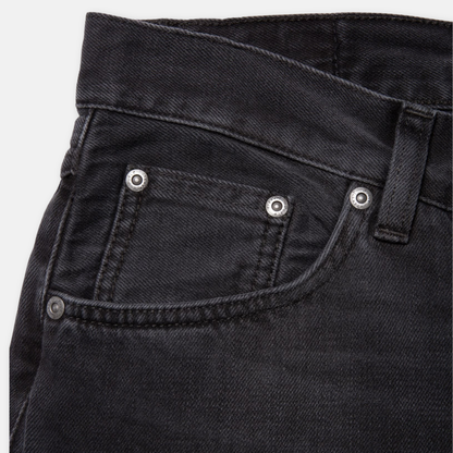 NUDIE JEANS || STEADY EDDIE II BLACK CHANGE JEANS