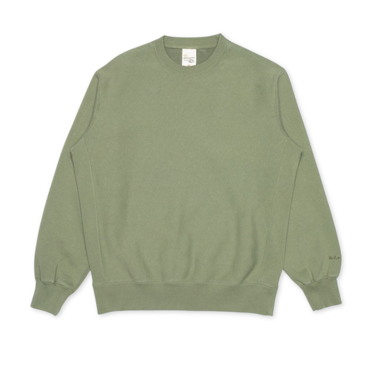 NUDIE JEANS || HASSE CREW NECK SWEATSHIRT GREEN